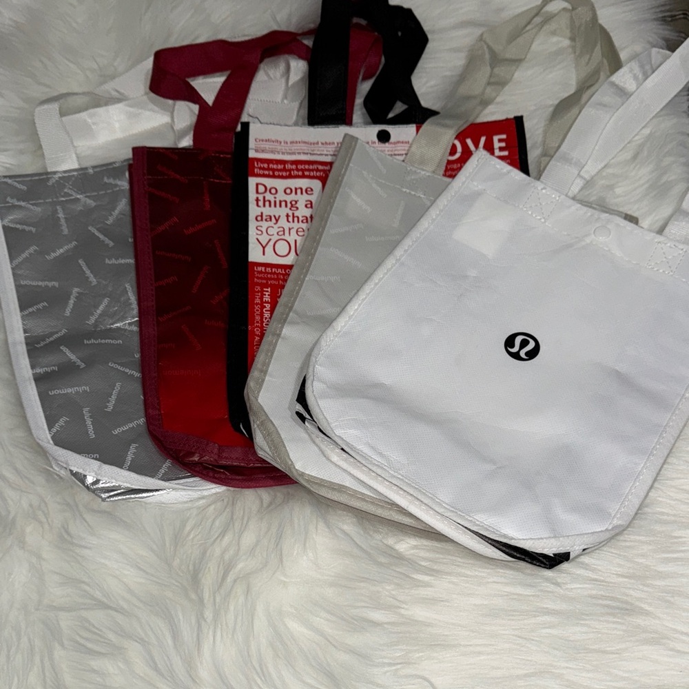 Lululemon Reusable Tote Bags Set